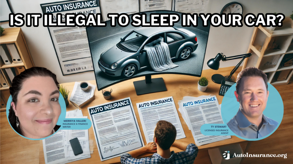 is it illegal to sleep in your car?