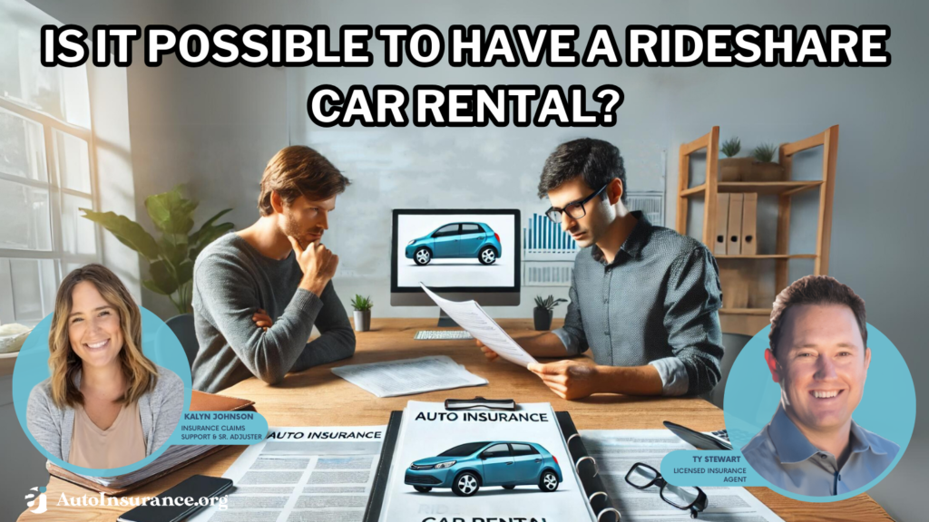 is it possible to have a rideshare car rental?