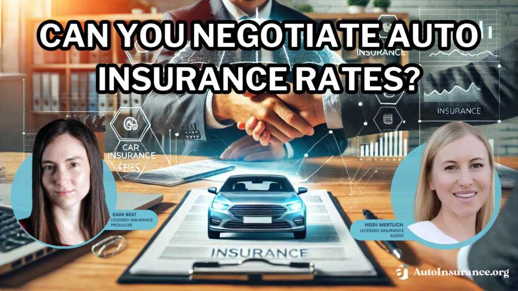 Can you negotiate auto insurance rates?