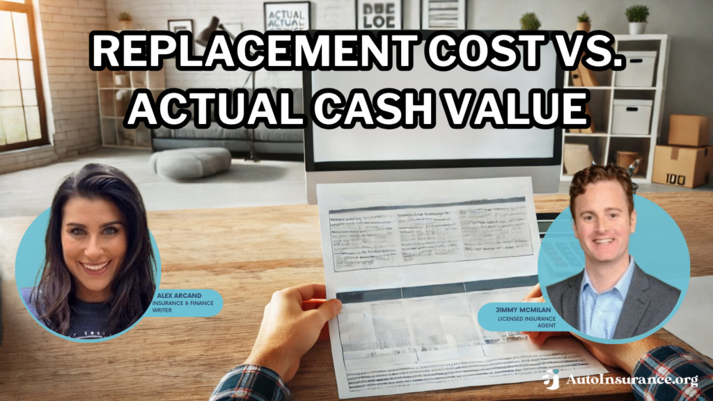 replacement cost vs. actual cash value