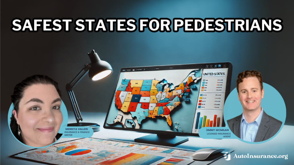 safest states for pedestrians