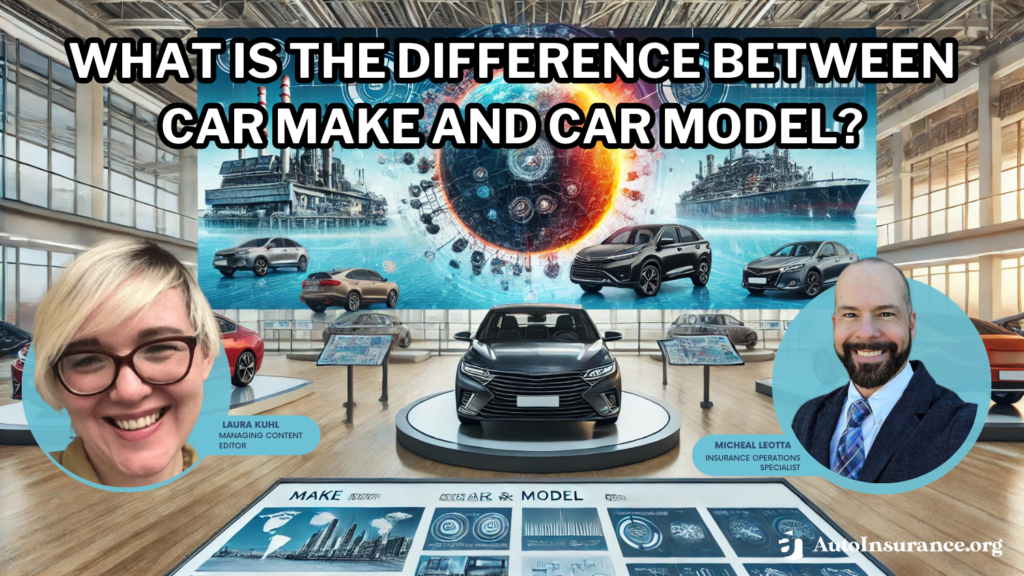 what is the difference between car make and car model?