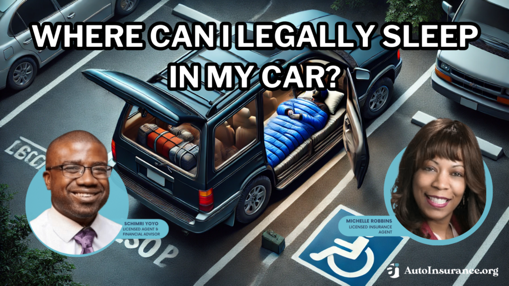 where can I legally sleep in my car?