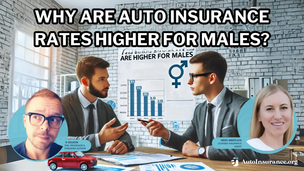 why are auto insurance rates higher for males?