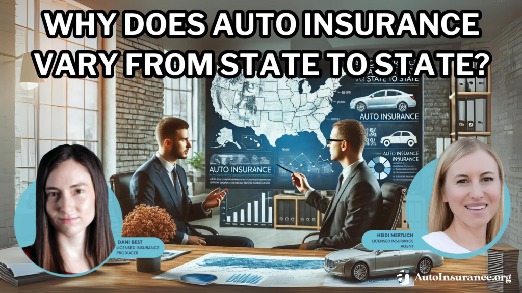 why does auto insurance vary from state to state?