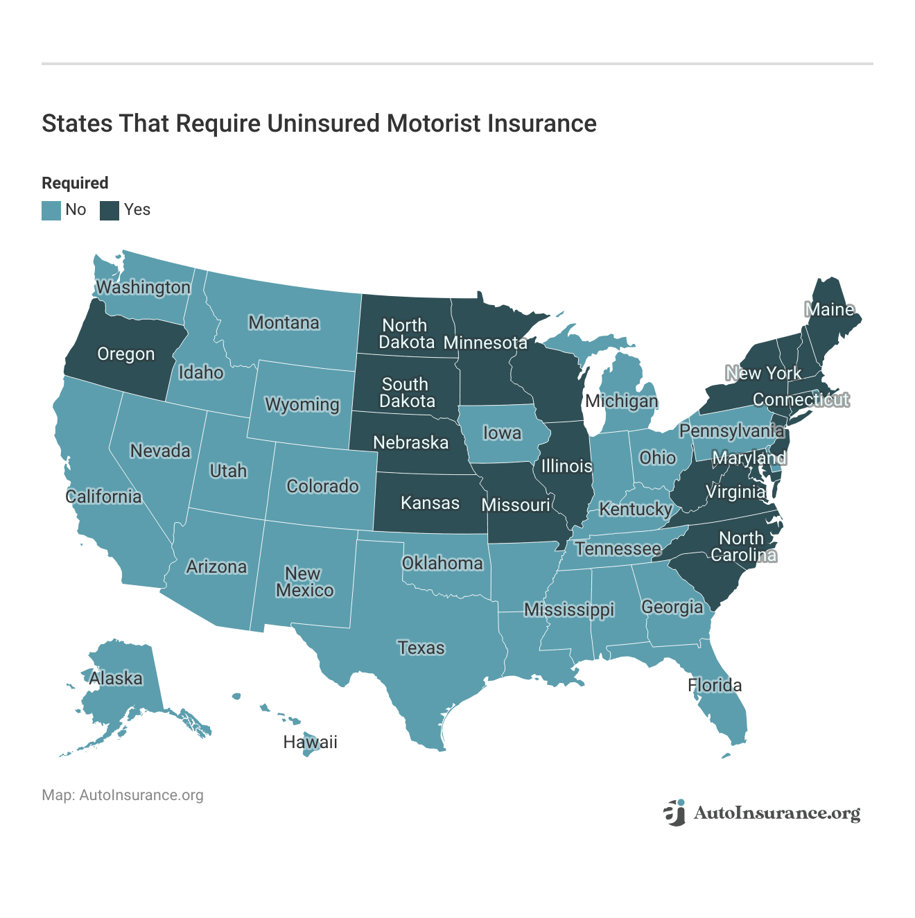 <h3>States That Require Uninsured Motorist Insurance</h3>