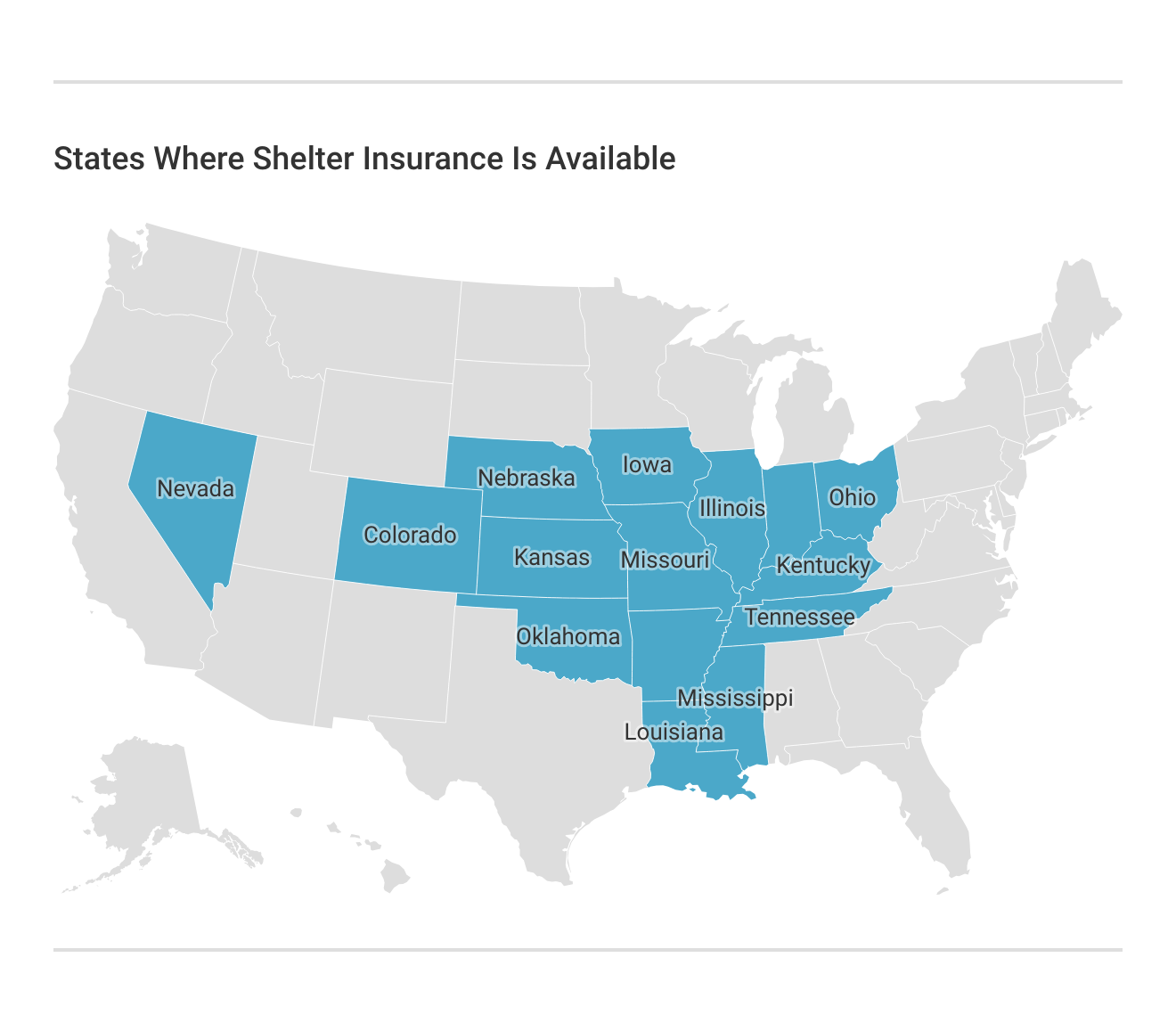States Where Shelter Insurance Is Available